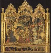 Gentile da Fabriano Adoration of the Magi oil painting
